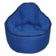 Original Pear - Bright Blue with Dark Grey piping Polyester